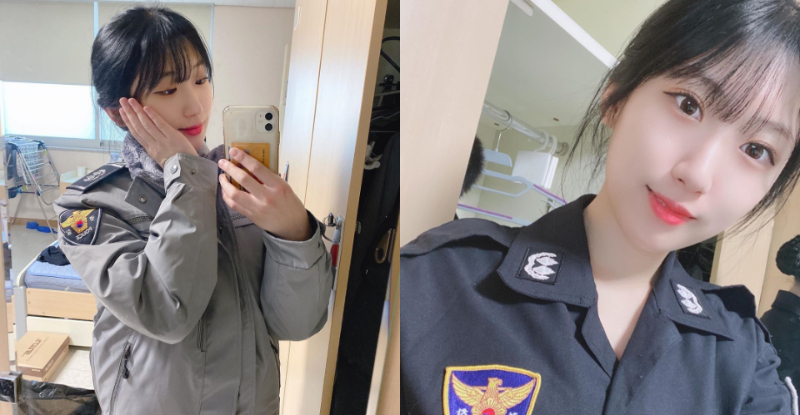 韓國「正妹女警」세은制服裝扮太萌　網友：願意被她逮捕！