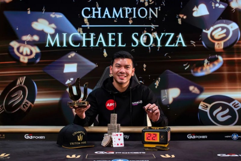 【EV撲克】简讯 | Michael Soyza赢得第二个Triton冠军头衔