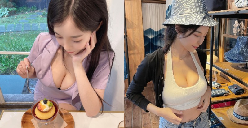 巨乳美食部落客「羅莉Rolly」抖布丁　網友：看到別的東西在晃