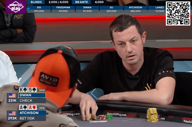 【EV撲克】简讯 | Tom Dwan“头铁”撞上口袋A，结束主赛事之旅