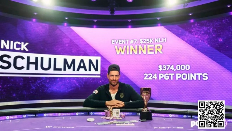 【EV撲克】简讯 | Nick Schulman赢得扑克大师赛第7场比赛，收获系列赛最大单笔奖金