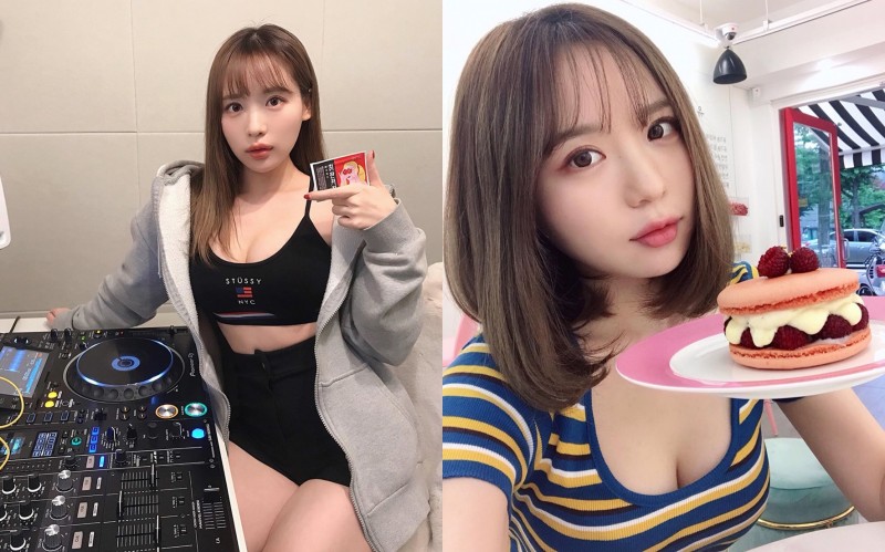 爆乳吃貨DJ「모찌」深溝刷盤動次動次！超激烈「乳球狂搖」晃到畫面無法對焦