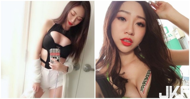 火辣正妹展場上超兇暴！進場時大爆奶「Ｑ彈美乳成焦點」！