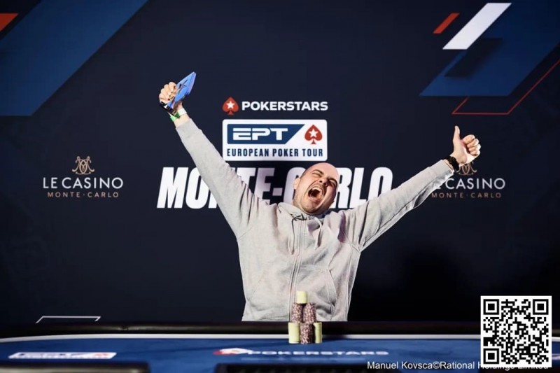 【EV撲克】2024 EPT蒙特卡洛：法国选手Antoine Labat斩获生涯首座EPT奖杯