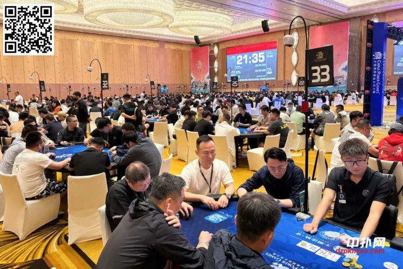 【EV撲克】CPG珠海 | 首轮战罢！主赛1687人次参赛526人晋级，邓远30万记分牌领跑C组