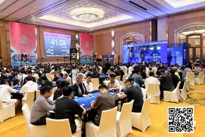 【EV撲克】CPG珠海 | 白热化！主赛第一轮B组725人参赛，黄小虎33.35万记分牌带领227人晋级