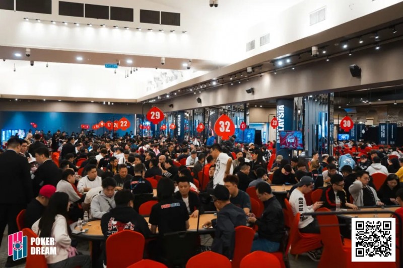 【EV撲克】PD17吉隆坡 | 人气十足！马来西亚开幕赛共1596人次报名，208人晋级决赛日