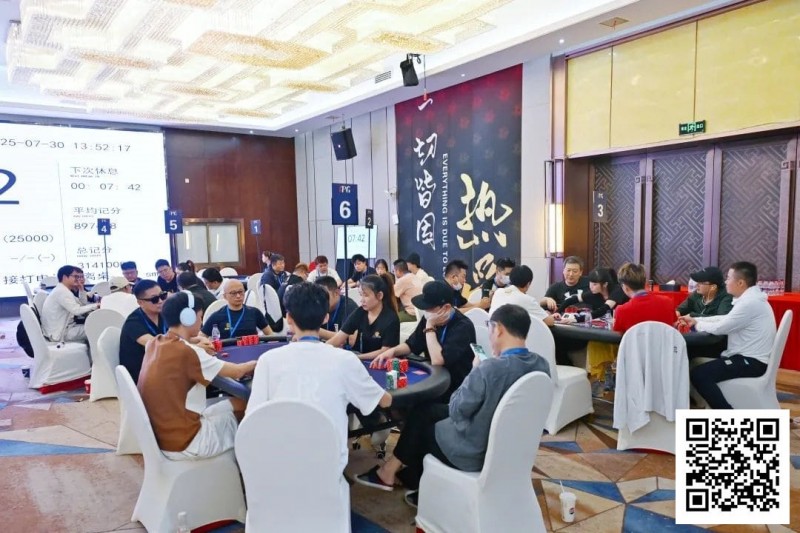 【EV撲克】IPG选拔赛九华山站 | 第三轮结束，潘宇文发挥依旧神勇，携1230万记分领衔8人开启明日终极一战！