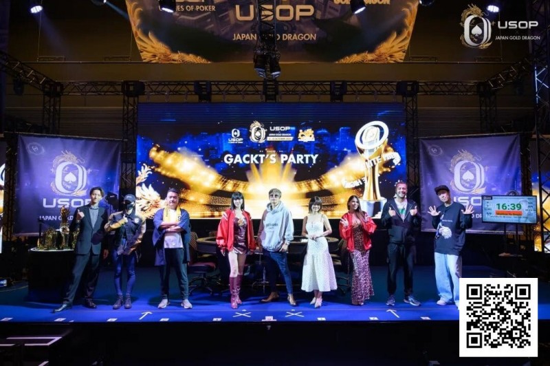 【EV撲克】USOP x Japan Gold Dragon | 主赛事1486人次打响大阪首秀之声！巨星GACKT主力派对零距离对决！