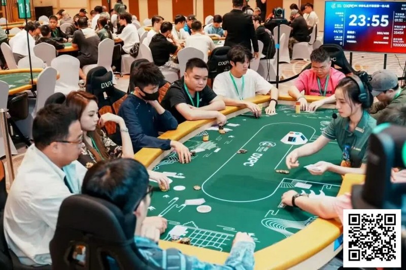 【EV撲克】DXPC丹霞杯 | 最终之战今日引爆！首届丹霞杯主赛Day1共301人，77人晋级Day2，李非泽和白晋荣分获C/D组CL