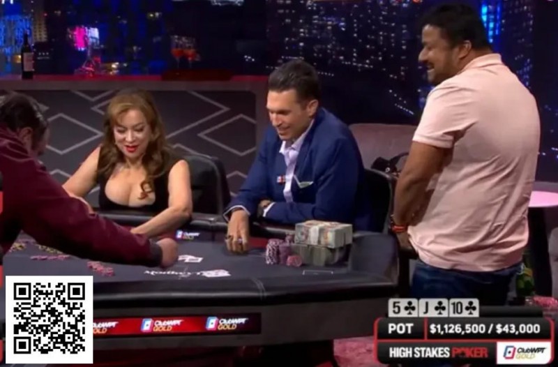 【EV撲克】三人翻牌全下,发四次牌争夺110万美元巨池,A高成为最大赢家