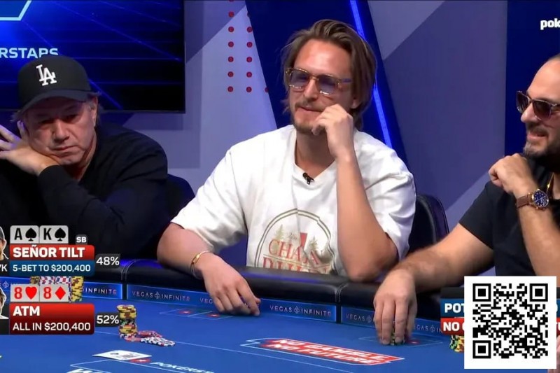 【EV撲克】弃掉QQ后翻牌连发两张Q,David Benyamine惨遭“补刀”