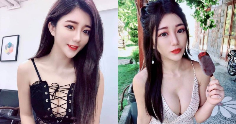 捕獲吃冰棒的爆奶妹「樂樂」，雄偉巨乳讓粉絲眼睛也吃冰淇淋了！