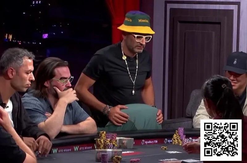 【EV撲克】史上最惨cooler之一!A葫芦撞四条8,魔术师豪夺82W刀巨池!