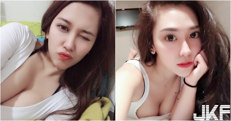 淡江大學的「神級正妹」！一躺床「美乳倒出」畫面好誘人！好想當她學長啊！