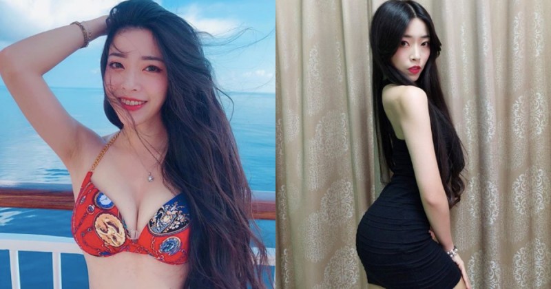 你的小仙女出沒～「妍妍兒Mina」前凸後翹太吸睛 S型弧度屁屁上可以放水杯啦