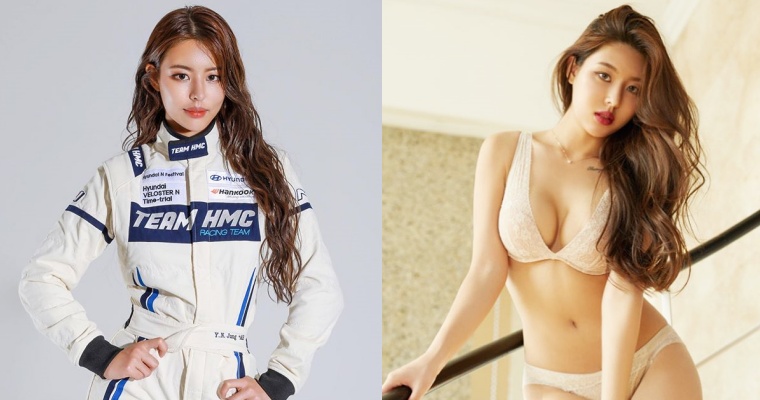 這反差太讚！女賽車手「鄭有娜」顏值爆棚！脫去賽車服後…火辣身材讓網友看呆了