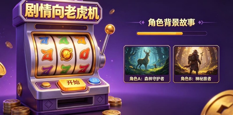 PG尝试“剧情向”老虎机，玩家通过中奖解锁角色背景故事。